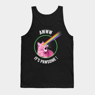 Aww it's pawsome Tank Top